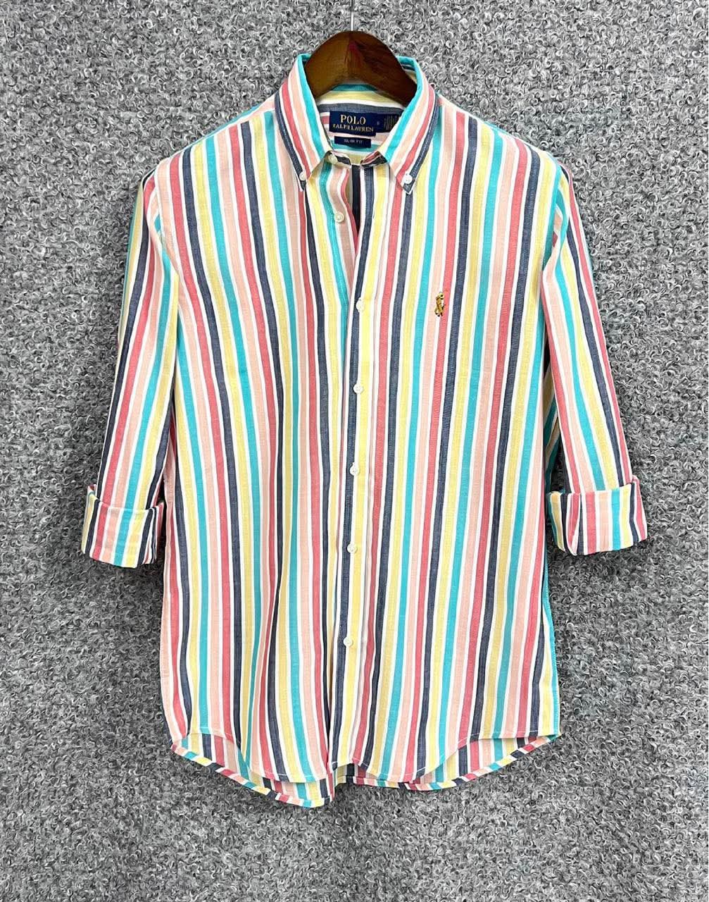 Premium Stripe Full Sleeve Shirt  RLST 338