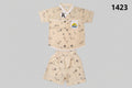 Baby Boys Boat Print Shirt & Shorts Set-C56