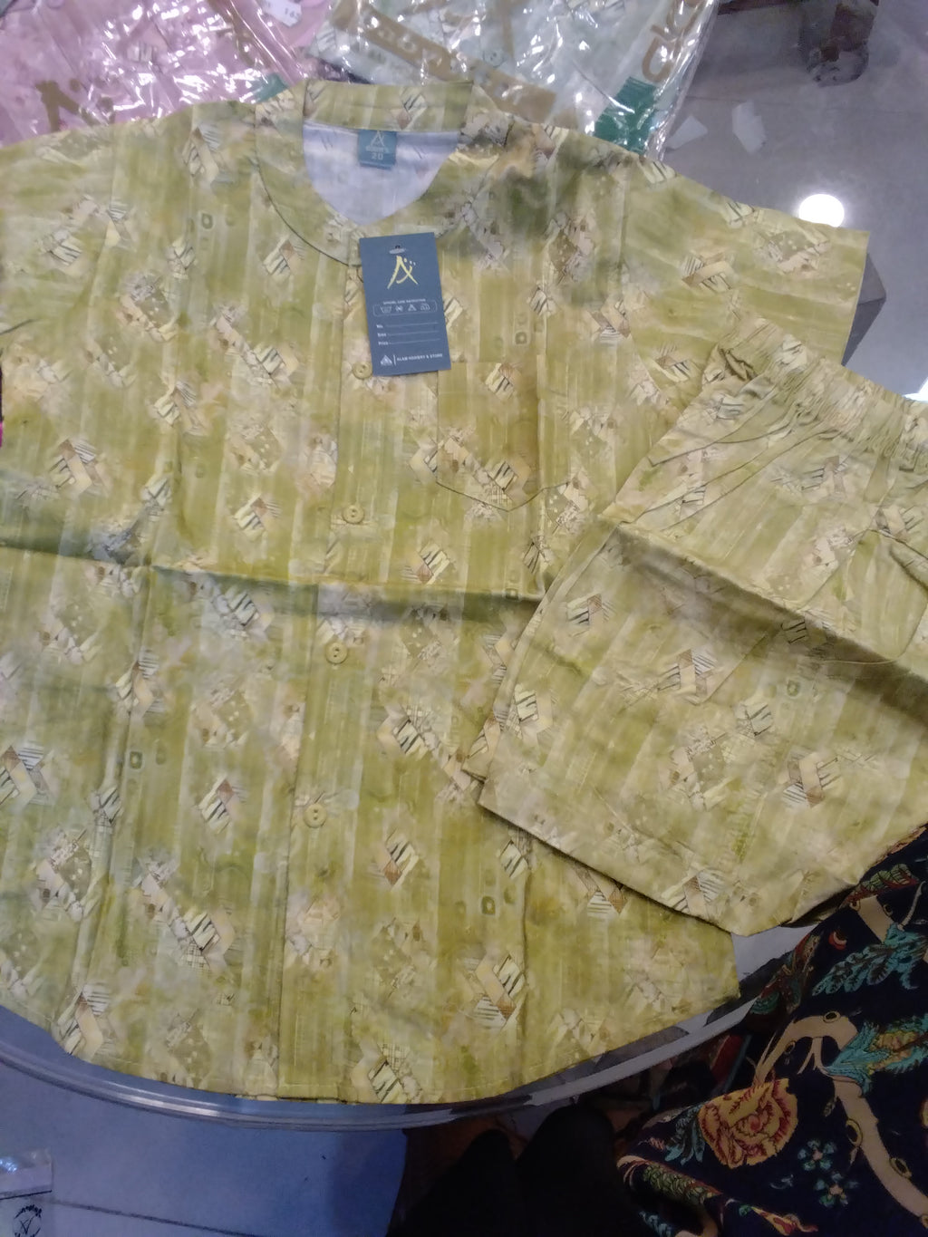 Boys Printed Short Sleeve Top & Shorts Set 173